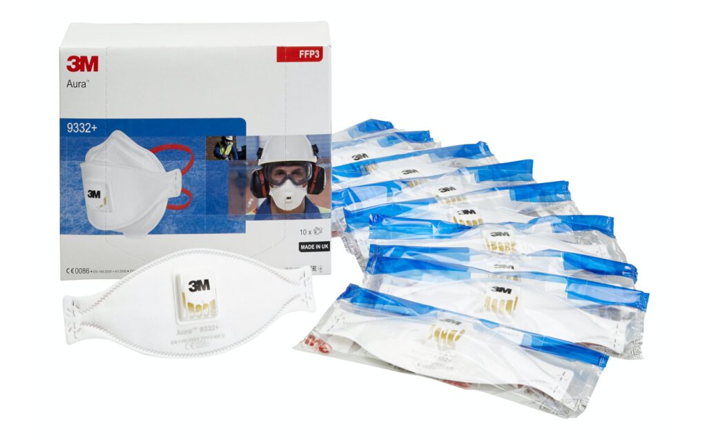 3M Masque poussière Aura 9320 FFP2 NR D, p/20 - Masques à poussières 3M Masque poussière Aura 9320 FFP2 NR D, p/20 - Masques à poussières