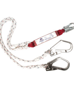 Kaksipäinen köysi iskunvaimentajalla