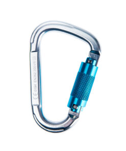 Alumiininen karbiinihaka ruuvilukituksella