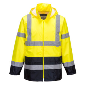 Perinteinen Hi-Vis kontrasti sadetakki