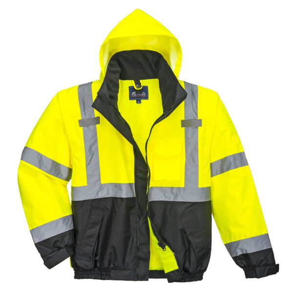 Hi-Vis Premium 3-in-1 Bomber-takki