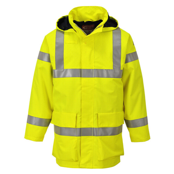 BizFlame Hi-Vis Multinormi sadetakki.