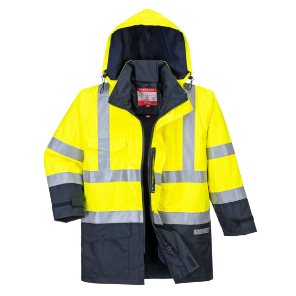 Bizflame Hi-Vis vuorellinen multinormiparkatakki