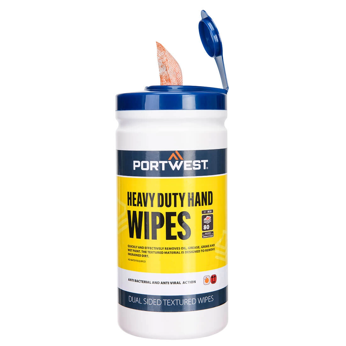 Portwest Heavy Duty käsipyyhkeet 80 kpl öljyn ja rasvan puhdistukseen