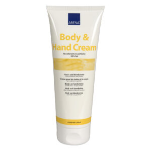 ABENA Hand and Body Cream 200ml 25% iho- ja käsivoide hajusteeton 1kpl