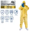 Chemsplash Jet Spray 88 keltainen kemikaalisuojahaalari tyyppi 3B ja 4B