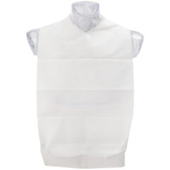 ABENA ruokalappu nauhoilla 37x70cm kk kääntötaskulla valkoinen 100kpl