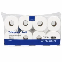 CARE-NESS Excellent WC-paperi 3-krs 8 rullaa