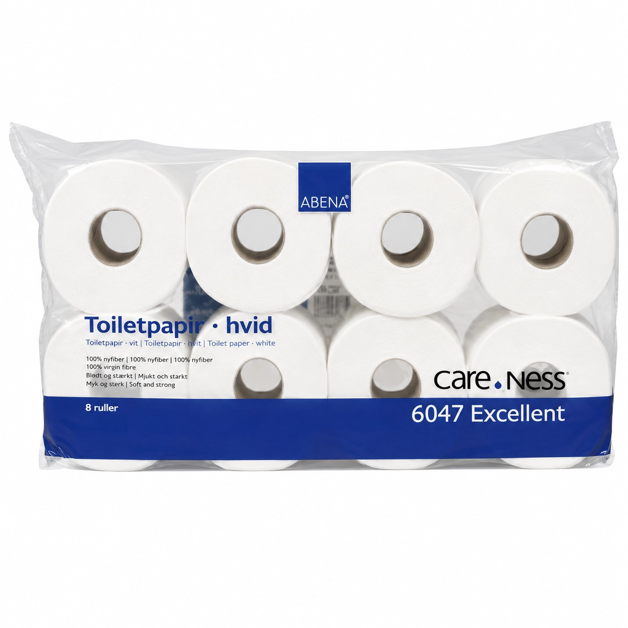 CARE-NESS Excellent WC-paperi 3-krs 8 rullaa