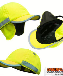 Kolhulippis Surflex Winter näkyvä keltainen, lippa 5 cm