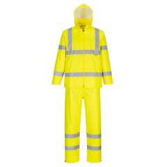 Hi-Vis pieneen tilaan pakattava sadeasu