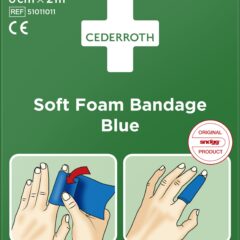 Cederroth Soft laastari Sininen 6 cm x 2 m