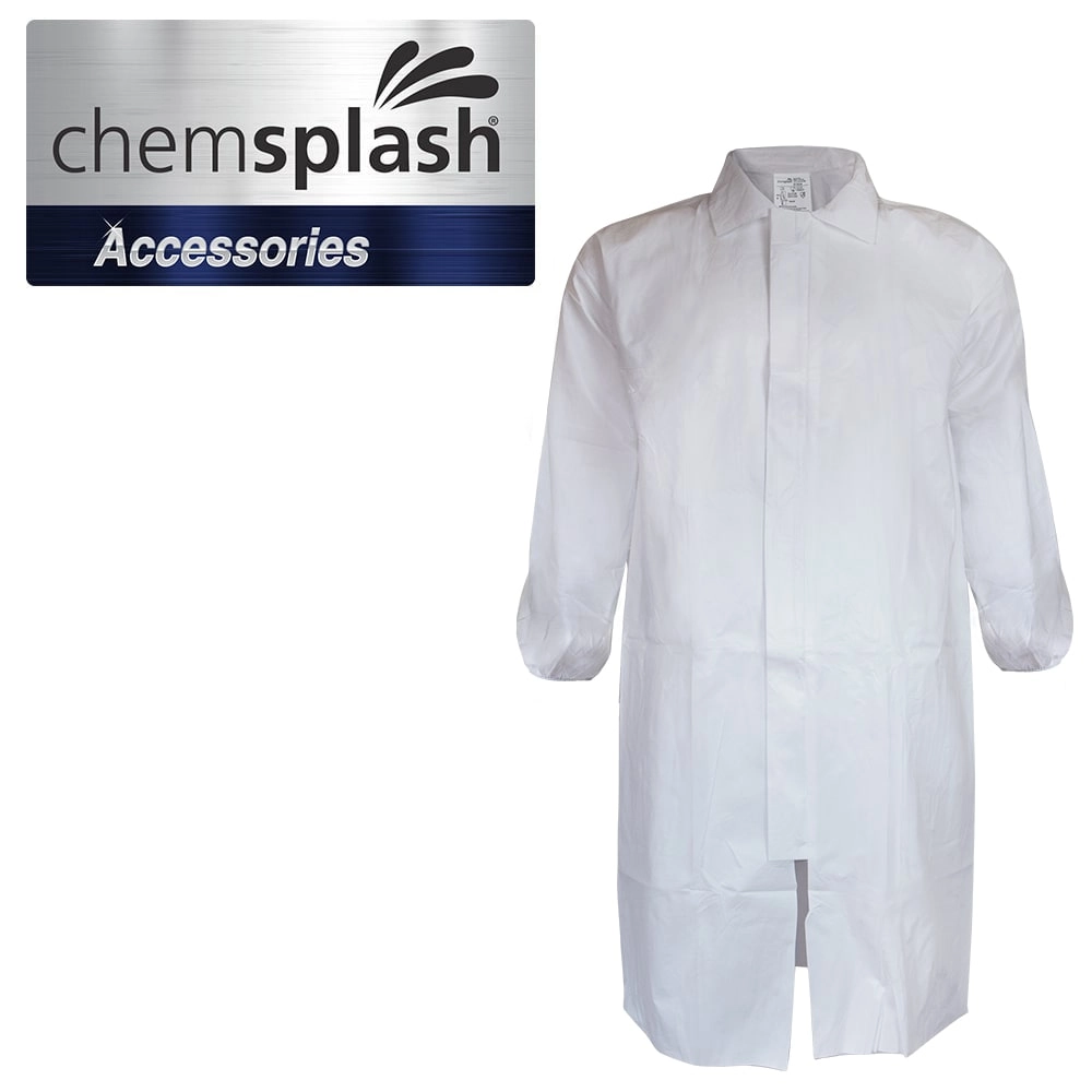 Chemsplash Zip Fasten laboratoriotakki Type PB 6B