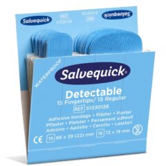 Cederroth Sininen muovilaastari, sormenpää/tavallinen