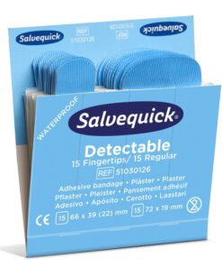 Cederroth Sininen muovilaastari, sormenpää/tavallinen