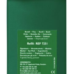 Cederroth Seinäteline yhdelle 500 ml:n silmänhuuhtelupullolle