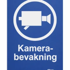 Kamera-bevakning -kyltti