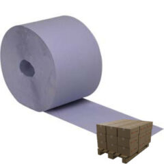 Teollisuuspyyhe neutral 2krs 21,2cmx360m sininen 1000 arkkia Ø27cm 2rll Lava