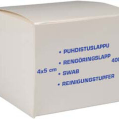 Ihonpuhdistuslappu Avalon 4x5cm 400kpl