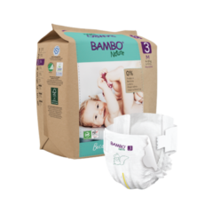 Bambo Nature 3 teippivaippa 28kpl paperipakkaus, 4-8kg