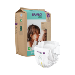 Bambo Nature 5 teippivaippa 22kpl, 12-18kg, paperipakkaus