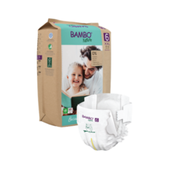 Bambo Nature 6 teippivaippa 16+ KG 20kpl paperipakkaus