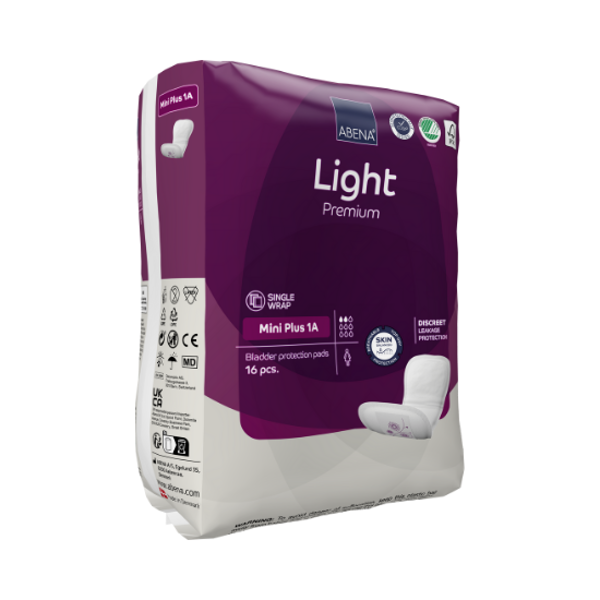 ABENA Light Mini Plus 1A Premium yksittäispakattu 16kpl