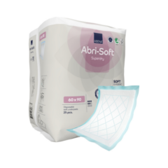 ABRI-SOFT SuperdryLight vuoteensuoja kk 60x90 sininen 25kpl