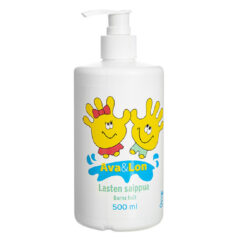 Lasten nestesaippua Ava&Lon, 500ml pp.