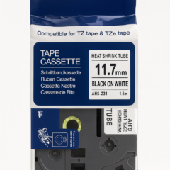 B-kutistesukka 11,7 mm, valkoinen - non-oem, tarvikekasetti