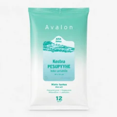 Avalon miedosti hajustettu pesupyyhe 80 g 28x18 cm 12 kpl