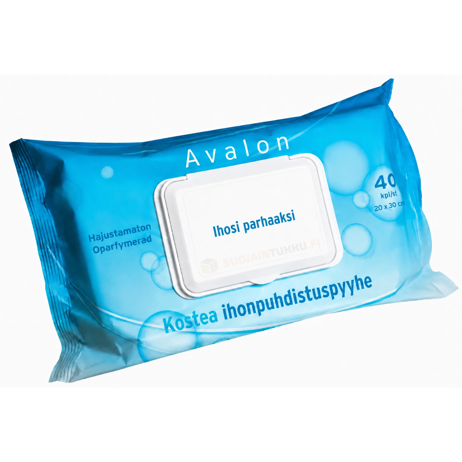 Ihonpuhdistuspyyhe Avalon 20x30 cm 40 kpl pakkaus