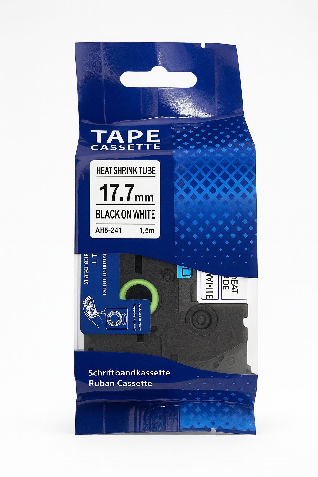 B-kutistesukka 17,7 mm, valkoinen - non-oem, tarvikekasetti