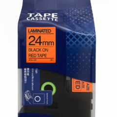 B-kirjoitusnauha 24 mm, punainen - non-oem, tarvikekasetti