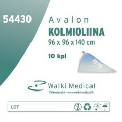 Kolmioliina Avalon,valkoinen,kuitukangas