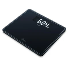 Beurer GS410 Signature Line musta lasivaaka valaistulla XXL-näytöllä ja 200 kg kapasiteetilla