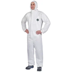 DuPont ProShield 60 valkoinen hupullinen Type 5/6 kertakäyttöhaalari