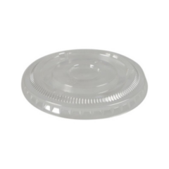 Kirkas PET-kansi annoskuppiin halkaisija 9,5 cm