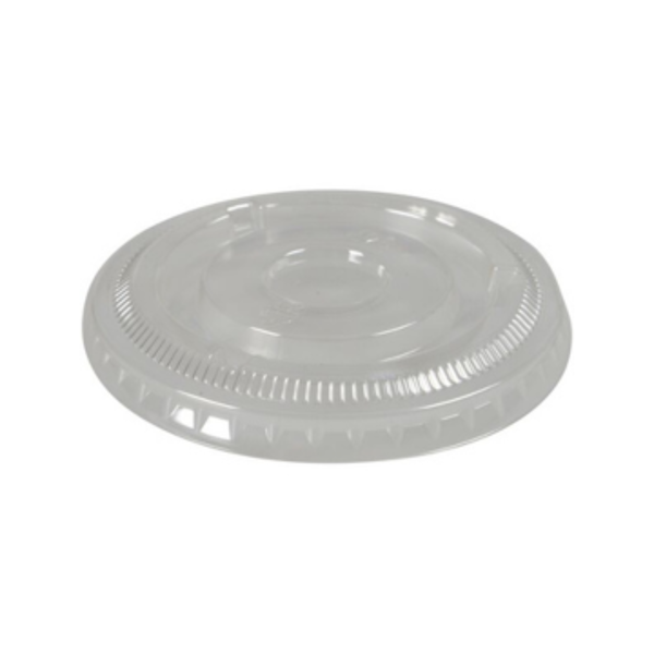 Kirkas PET-kansi annoskuppiin halkaisija 9,5 cm