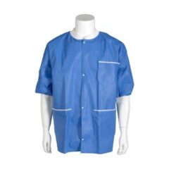 ABENA lämmittelytakki puolihiha S sininen 4kpl (laatikossa 12x4kpl)