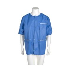 ABENA lämmittelytakki puolihiha M sininen 4kpl (laatikossa 12x4kpl)