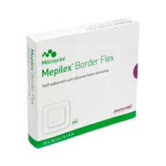 Mepilex Border Flex 10 x 10 cm silikonivaahtosidos 5 kpl