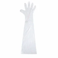 ABENA eläinlääkärikäsine 90 cm sininen LDPE kertakäyttökäsine