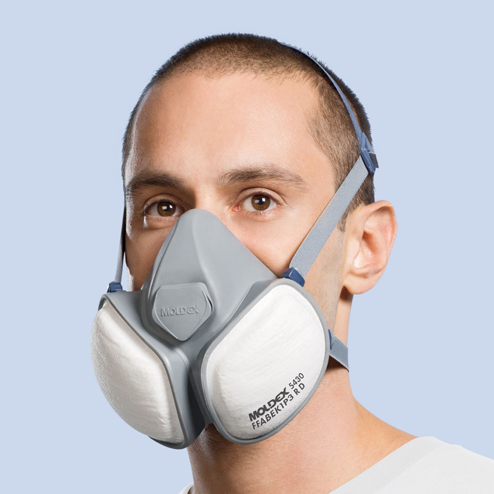 Ultrakompakti Moldex Compact 5430 hengityssuojain työkäyttöön