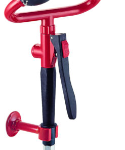 Käsikäyttöinen silmä- ja kasvohuuhtelusuihku kaksoissuuttimella