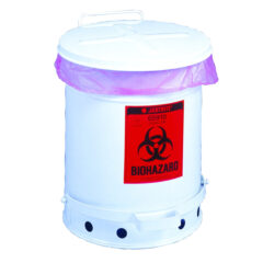 Biohazard / Biovaarallisen jätteen roskis - Valkoinen (38L)