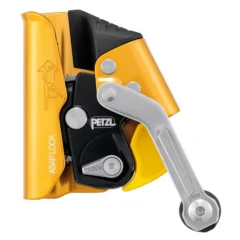 Petzl ASAP LOCK liikkuva putoamissuojain köydelle – LOCK-lukitustoiminto ja turvaköyteen kiinnitettävä köysitarrain