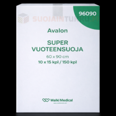 Vuoteensuoja Avalon Super 60x90 cm 150 kpl