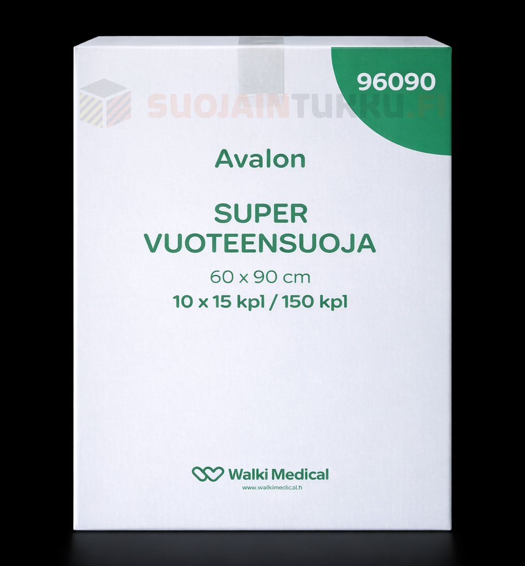 Vuoteensuoja Avalon Super 60x90 cm 150 kpl