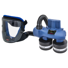 Puhallinsuojainpaketti CleanAIR Chemical 2F HD ABEK + UniMask Ready Pack Tehoakulla